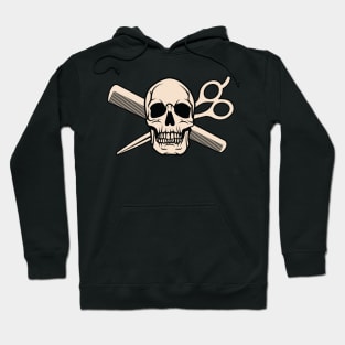 Skull, Scissors & Comb - Barber Graphic Hoodie